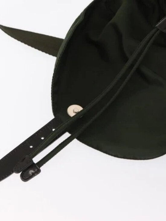 PRADA Backpack Nylon Green Silver Auth 163822 main image 9